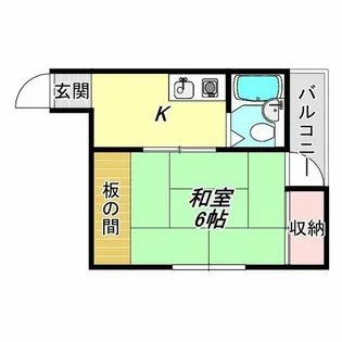 ヴィラおりおの【2階】の間取り