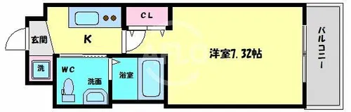 サムティ京橋F?uss【2階】の間取り