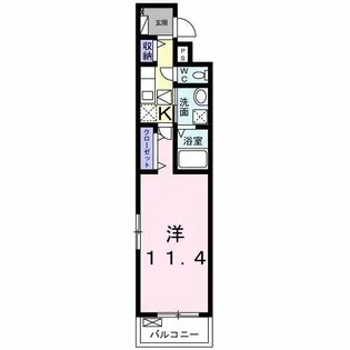 フランメゾンⅡ【1階】の間取り