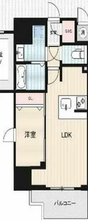 レオンコンフォート難波クレア【12階】の間取り