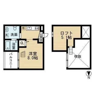 プルミエール【2階】の間取り