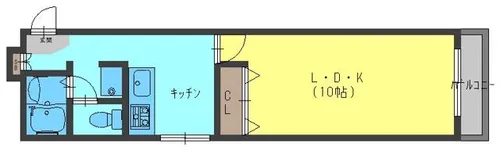 ロイヤルカーサ高瀬【4階】の間取り