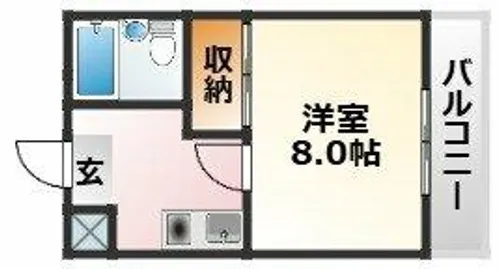 大阪府大阪市東淀川区小松3丁目【マンション】の間取り