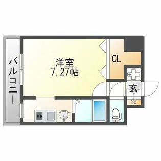 ラフォンテ十三【5階】の間取り