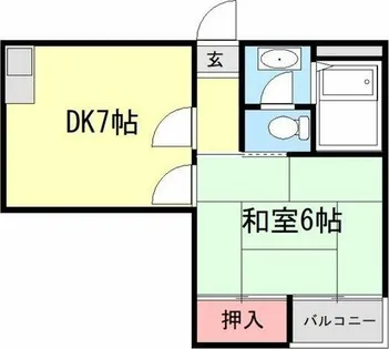 ウィステリア墨江【4階】の間取り