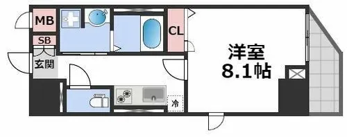 Gran Pino内淡路【12階】の間取り