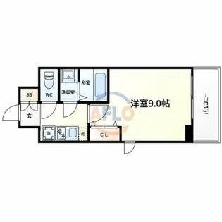 ArtizA堺東【5階】の間取り