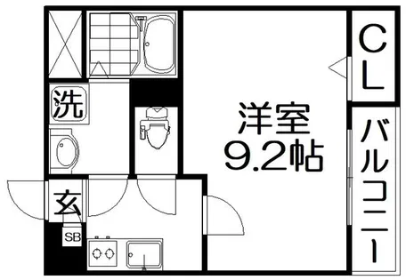 ドムス寝屋川【1階】の間取り