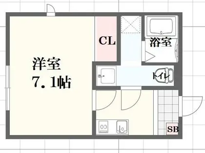 リュミエール安田【2階】の間取り