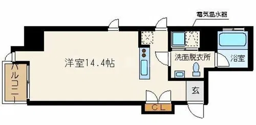 LOIS GRAND靭公園【6階】の間取り