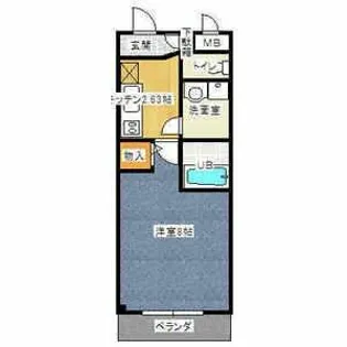 リバース【1階】の間取り