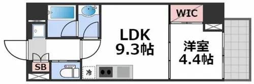 ブエナビスタ大手通【11階】の間取り