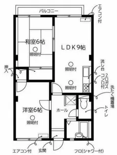 ユトリロ小浜町【1階】の間取り