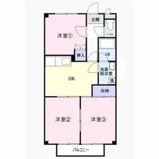 サープラスエス【1階】の間取り