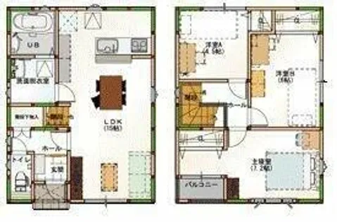 兵庫県加東市南山3丁目【一戸建】の間取り