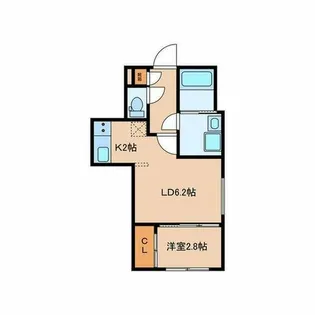 quador今池EAST【4階】の間取り