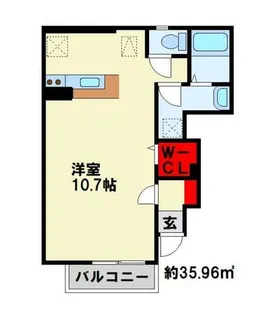 クリスマスローズⅢ【1階】の間取り