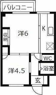 エルパラッツォ京橋【3階】の間取り