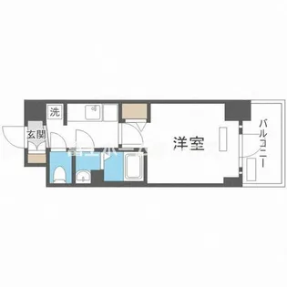 プレサンス福島ミッドエル【6階】の間取り