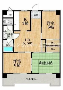 アドニス【305号室】の間取り