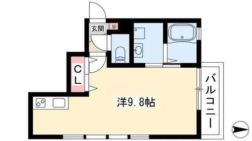 Bipple【3階】の間取り