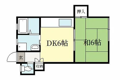 京都府宇治市大久保町大竹【マンション】の間取り