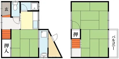 京都府京都市伏見区日野谷寺町【一戸建】の間取り