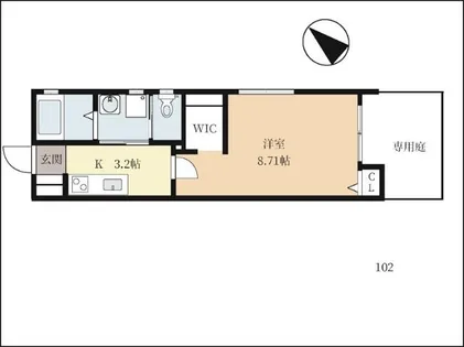 Sakura Terrace【1階】の間取り
