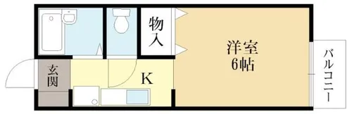 ガーデンハイツ西向日【2階】の間取り