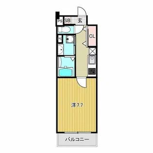 ミルト熊野【116号室】の間取り