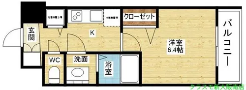 アドバンス新大阪ウエストゲートⅡ【8階】の間取り