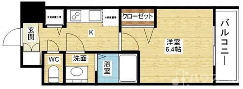 アドバンス新大阪ウエストゲートⅡ【4階】の間取り