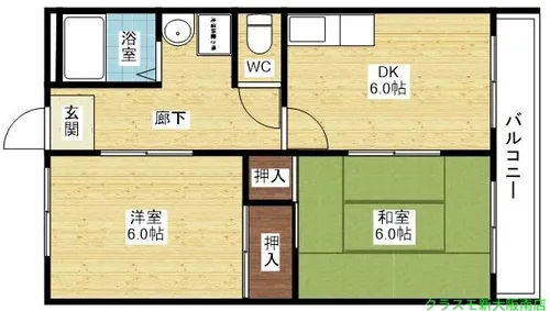 シルクハイム【2階】の間取り
