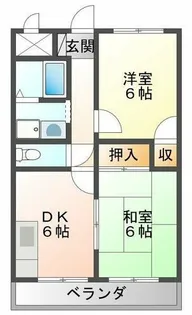 ボーネン尾浜【3階】の間取り