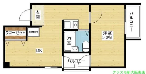 ラ・ペール一番館【9階】の間取り