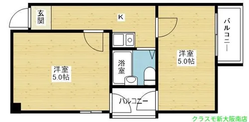 ラ・ペール一番館【4階】の間取り