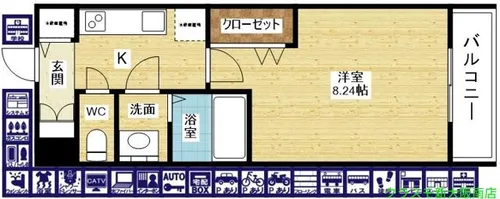 Luxe新大阪SOUTH【2階】の間取り