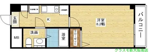 アーデン新大阪【3階】の間取り