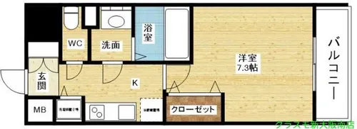 Luxe新大阪Ⅴ【8階】の間取り