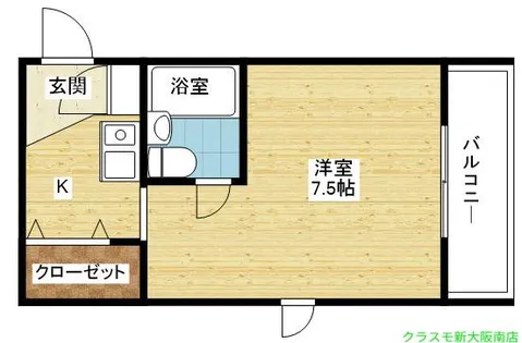M&Tエサカ【3階】の間取り
