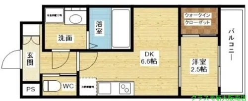セレニテ三国プリエ【3階】の間取り