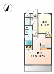 ファームヴィレッジ・やしろⅤ【206号室】の間取り