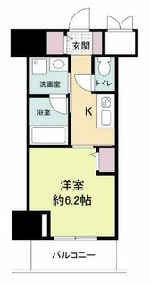 ドゥーエ立売堀【15階】の間取り