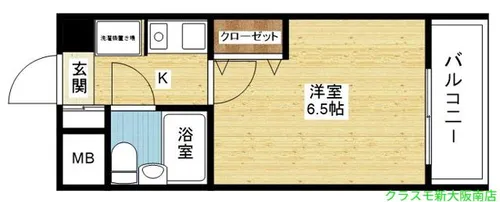 エスリード北大阪【5階】の間取り