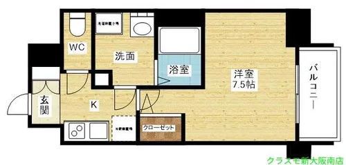 コンフォリア・リヴ新大阪WEST【13階】の間取り