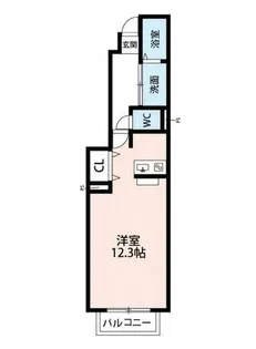 モデルノ【103号室】の間取り