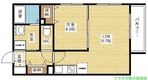 プレイス相川【3階】の間取り