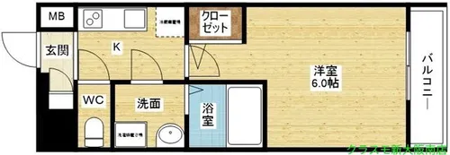 エスリード新大阪グランゲートサウス【5階】の間取り