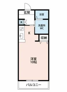 マンションコーシン駅前【201号室】の間取り