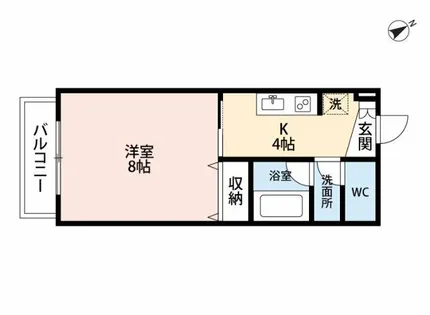 サープラスワンサンホープA【205号室】の間取り